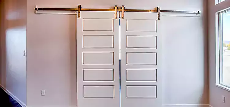 Glass Barn Door with Installation Hardware Kit Huber Heights