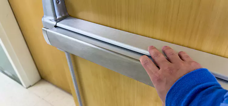 Installing a Push Bar on a Door Huber Heights